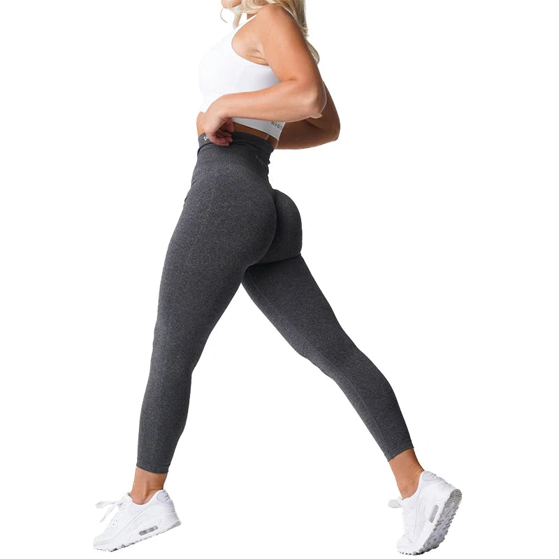 Seamless High-Waist Leggings – Ultra-Elastic Fitness Wear for Women