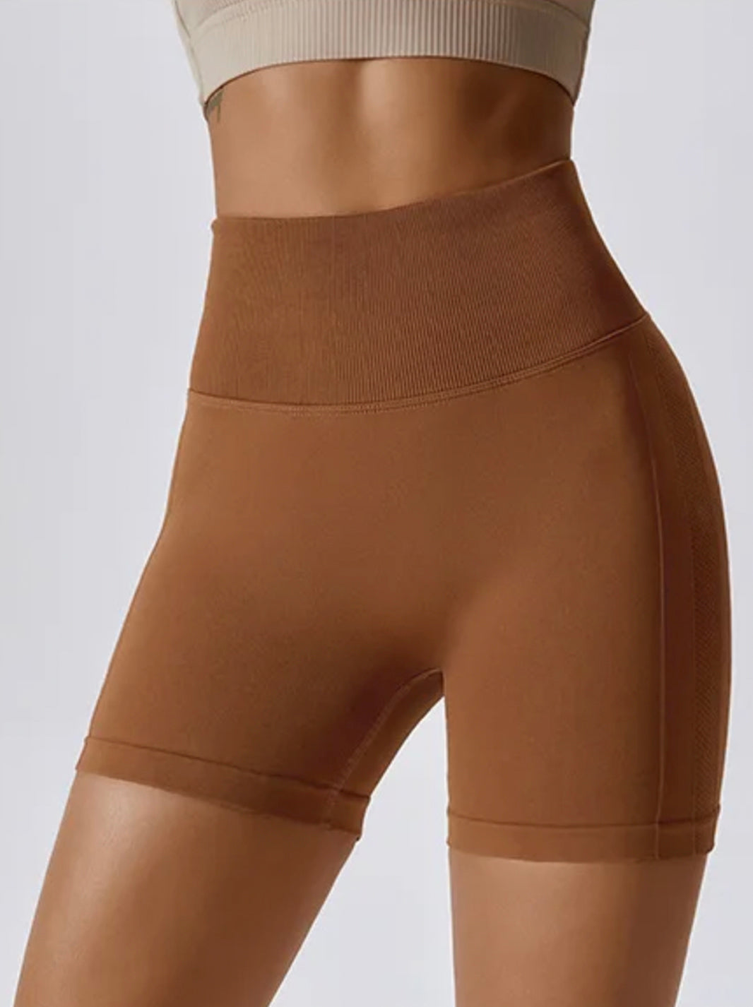 Seamless High Waist Push up Biker Shorts