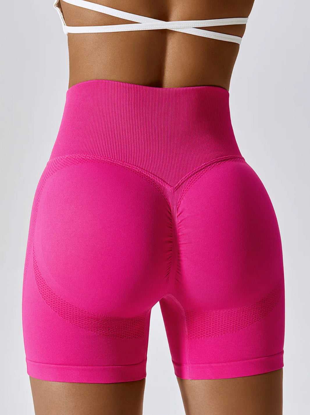 Seamless High Waist Push up Biker Shorts