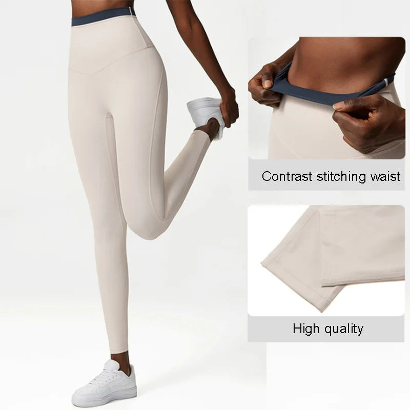 Tight-Fitting High Waist Gym Leggings