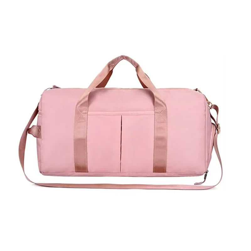 Pink Dry Wet Multifunction Gym Bag