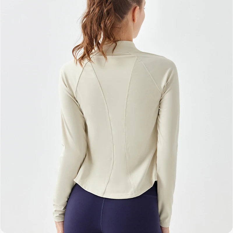 Super Stretch Breathable Long Sleeve Running Jacket