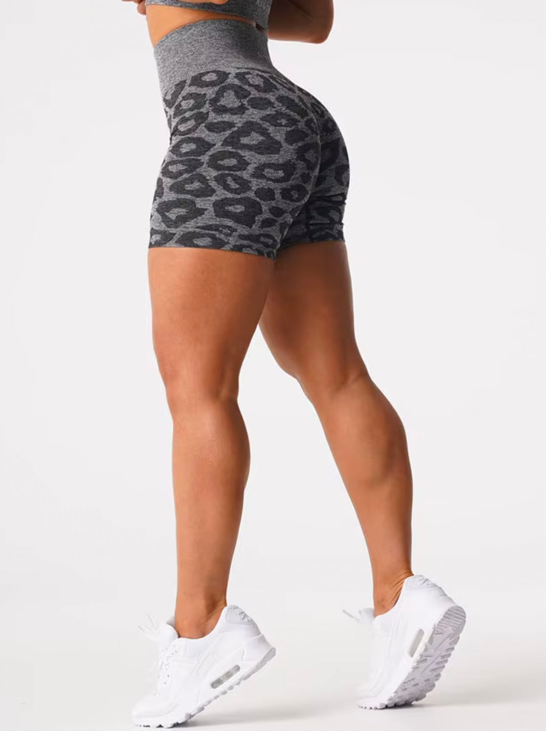 Wild Thing Leopard Seamless Shorts – High-Waist, Breathable, and Built for Performance