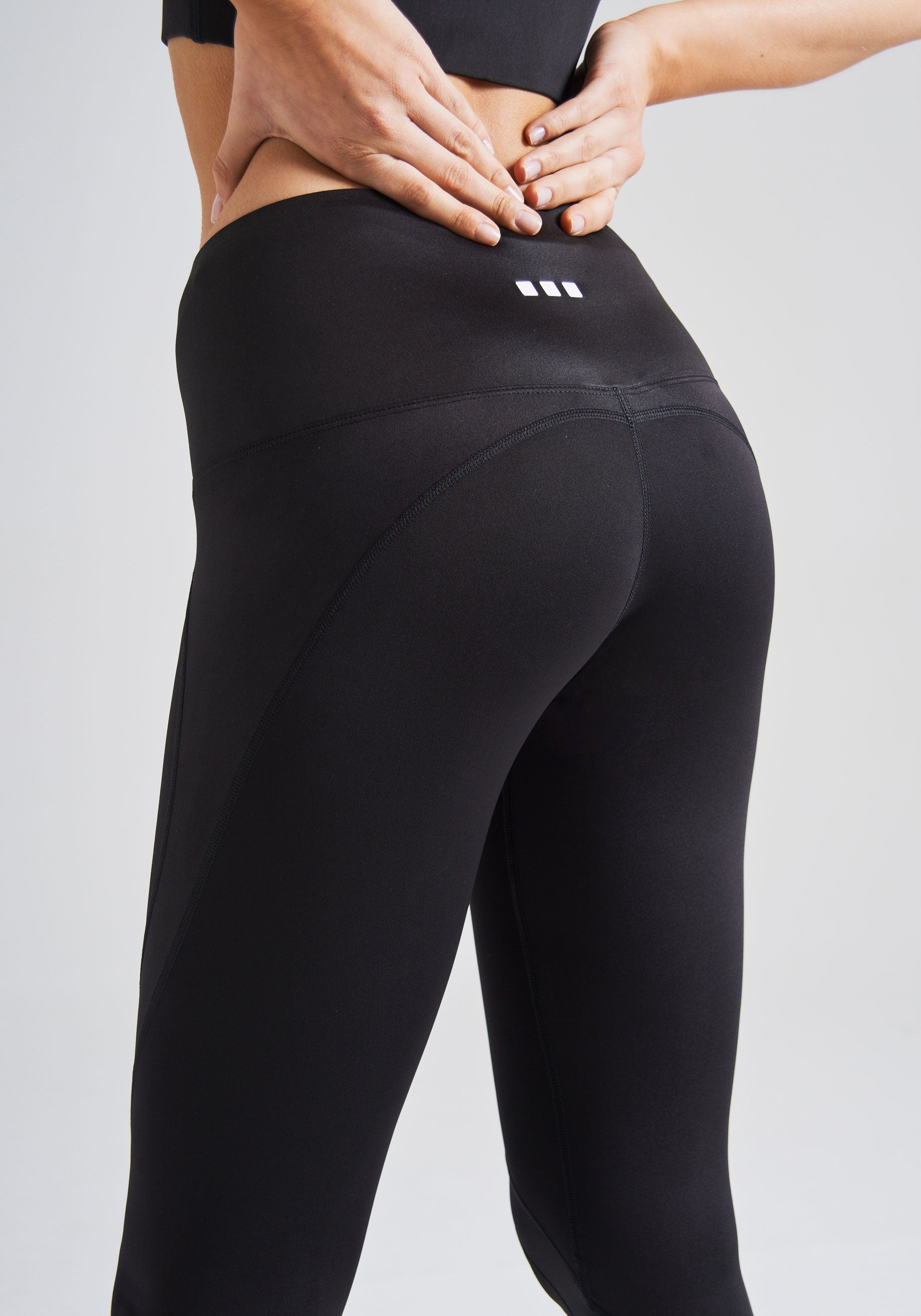 fasheon Black High Waisted Sports Leggings